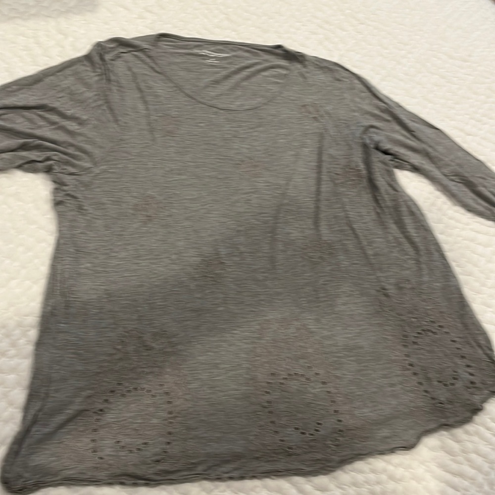 Soft Surroundings Tee, long sleeve 2x